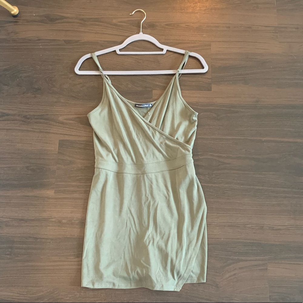 Medium Olive Green Abercrombie & Fitch Romper